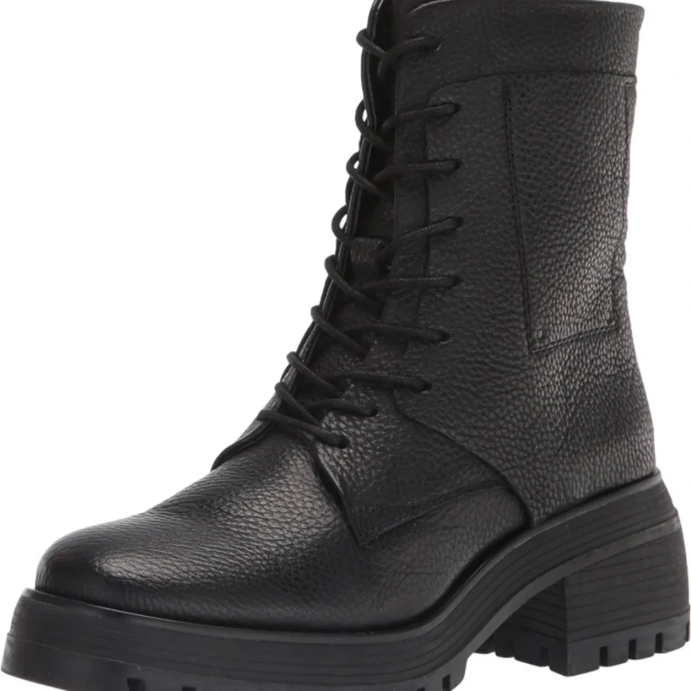 Franco Sarto Jetson Black Leather Moto Boot 5.5 - NWT! - Picture 2 of 4